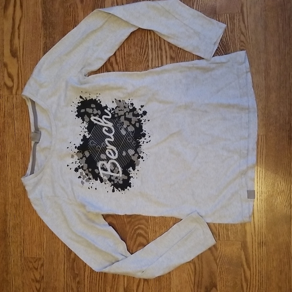 (M) Bench. Women's Casual Lightweight Cotton Long Sleeve T-Shirt Graphic Logo